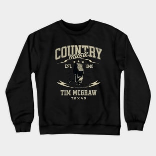 country music microphone singer  v13 Crewneck Sweatshirt